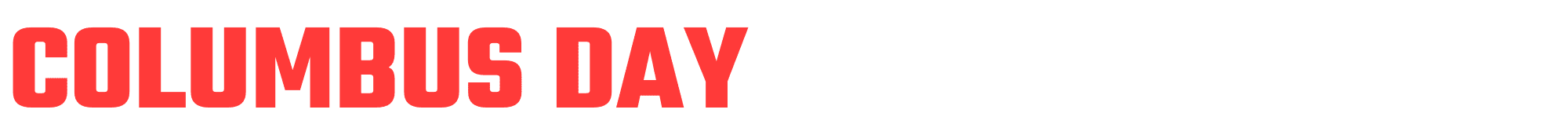 YMTracker Columbus Day sale