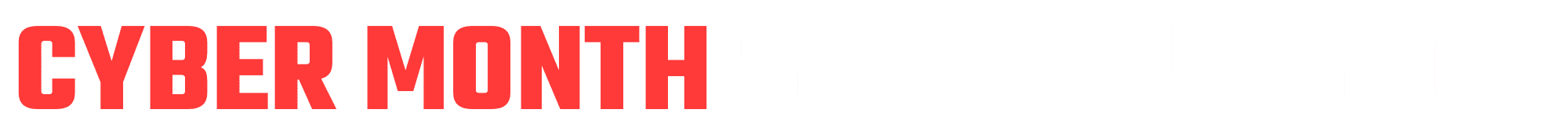 YMTracker Cyber Month sale